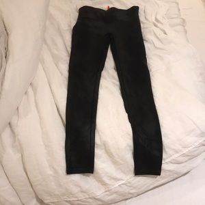 “Leathered” leggings
